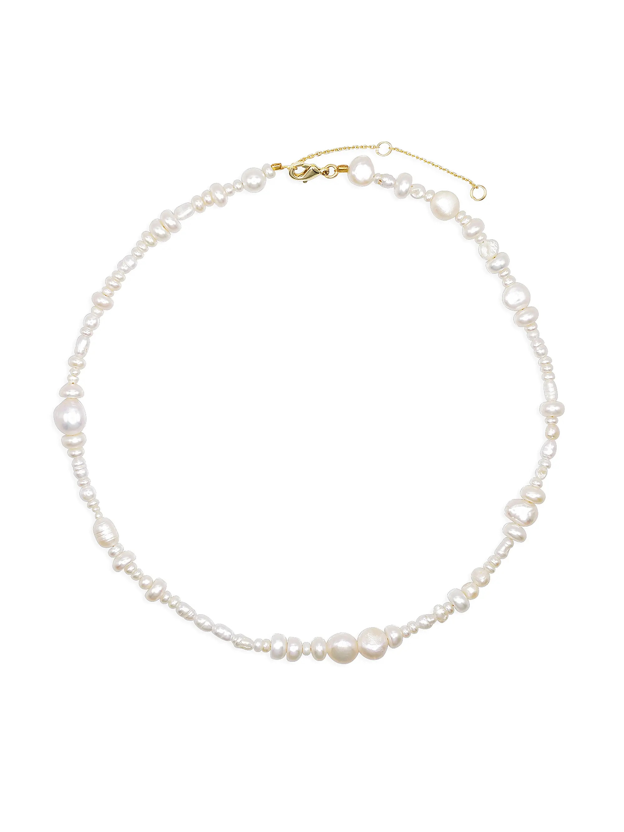Astro 14K-Gold-Plated & Freshwater Pearl Necklace | Saks Fifth Avenue