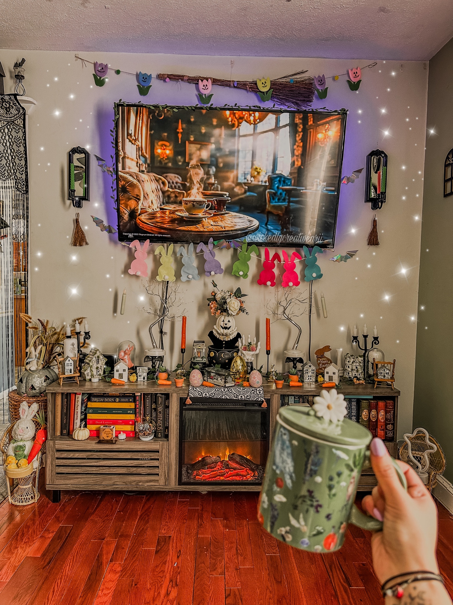 Easter & Spring decor with a spooky touch 

#LTKstyletip #LTKhome #LTKSeasonal