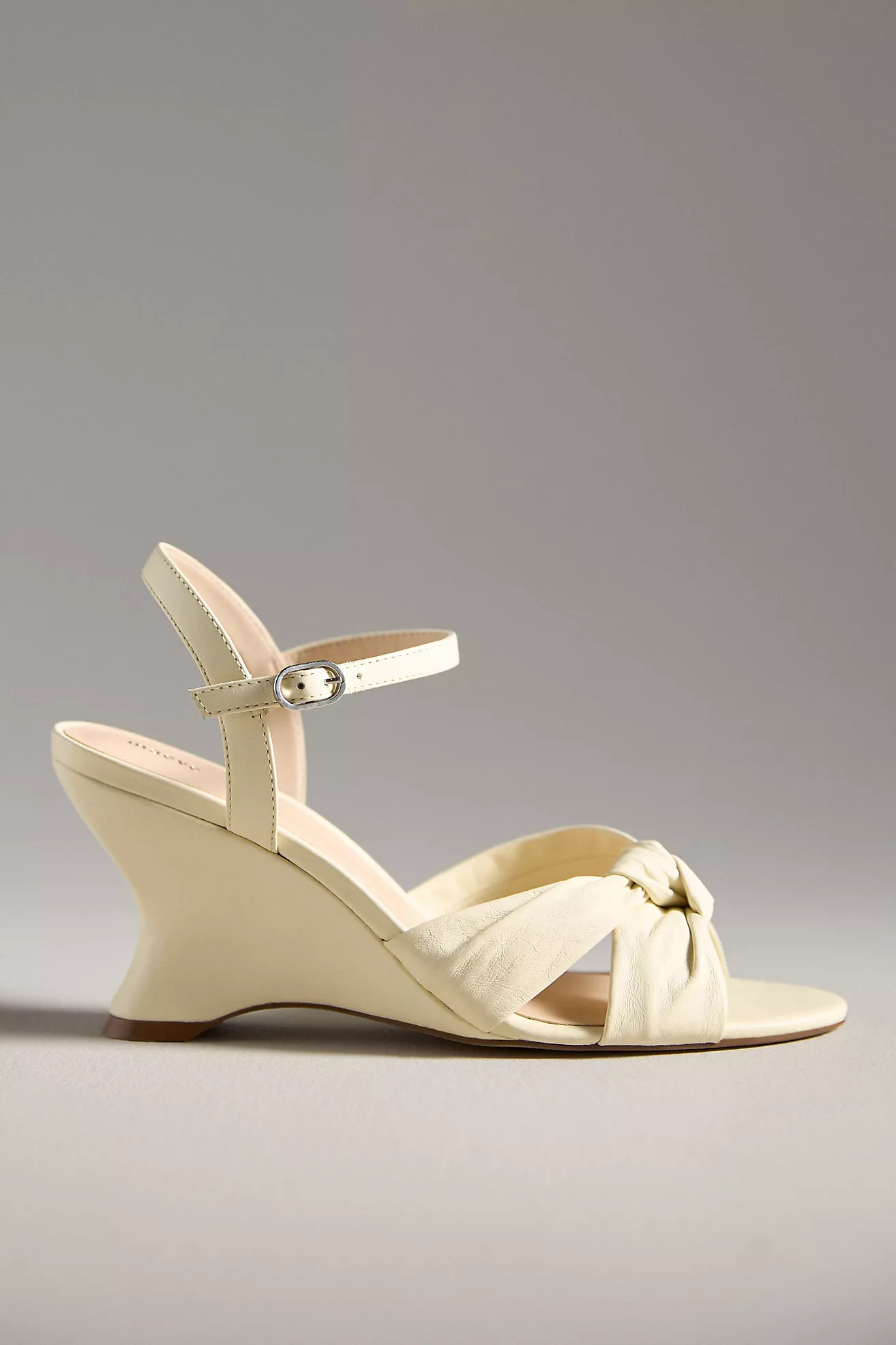 Maeve Knotted Sculptural Wedge Sandals | Anthropologie (US)