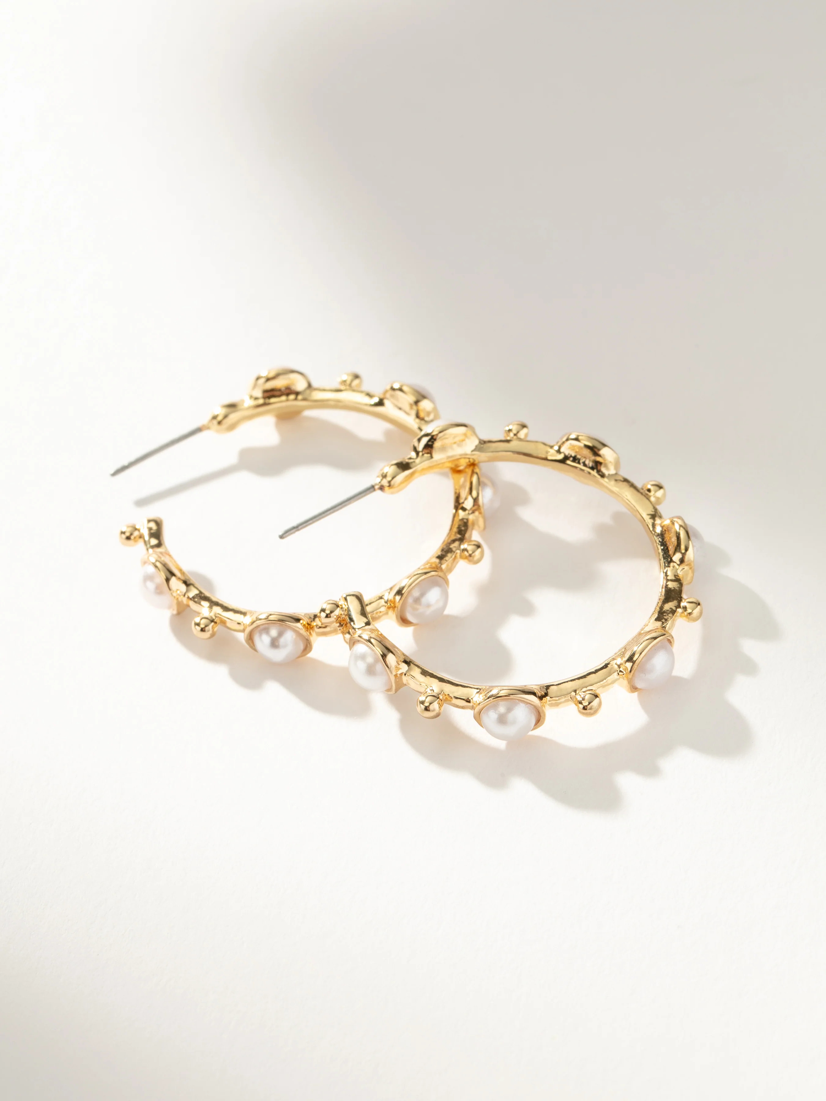 Chic Pearl Hoop Earrings | Statement Pearl Earrings | Uncommon James | Uncommon James