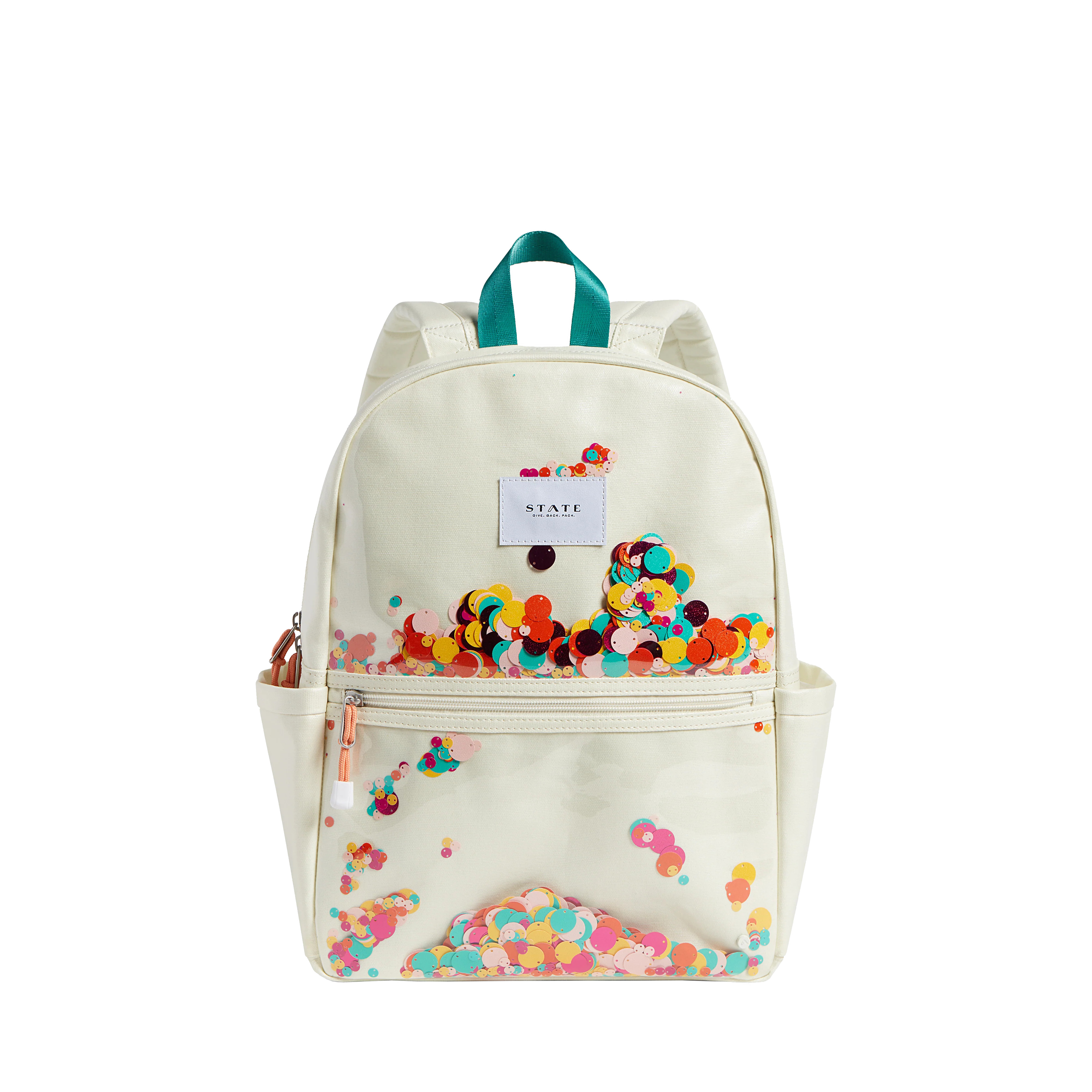 Kane Kids Backpack Metallic Rainbow Sequins | STATE Bags