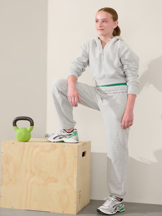 Athleta Girl All Day Half Zip Hoodie | Athleta