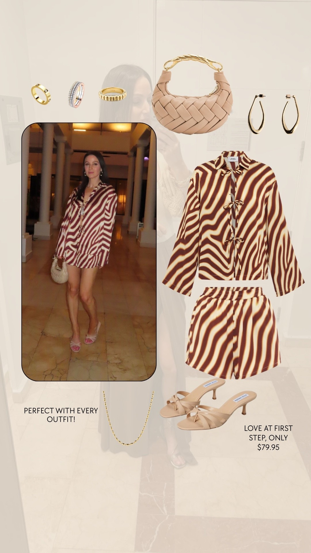 If I could wear this set every night - I would! Would be so cute as a pool coverup over a bathing suit, too! You’ll look chic but feel like you’re in pajamas. 
SIZING: 
Top - I did my true size but you could size down 
Shorts - I did my true size but you could also size up one 
Shoes - my favorites. true to size 

#LTKTravel #LTKOver40 #LTKootd