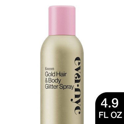 Eva NYC Kweeen Gold Hair & Body Glitter Spray - 4.9oz: Aerosol, Hair Styling, All Hair Types | Target
