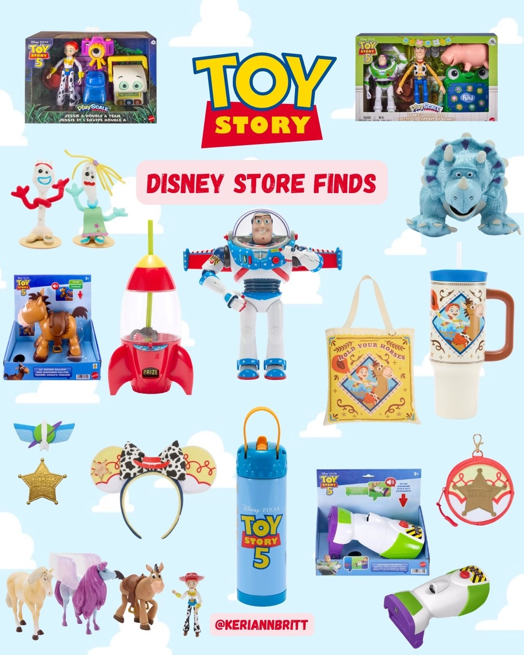 Disney Store Toy Story Finds

Toy Story 5 / Pixar Toy Story / Disney Gift / Woody / Buzz Lightyear / Jessie / Toy Story Party / Toddler girl / Toddler boy / kids birthday gift / toddler gift idea / lily pad / fisher price little people / kids gift ideas / kids toys / new toys / Mattel / new arrivals / Disney ears /

#LTKKids