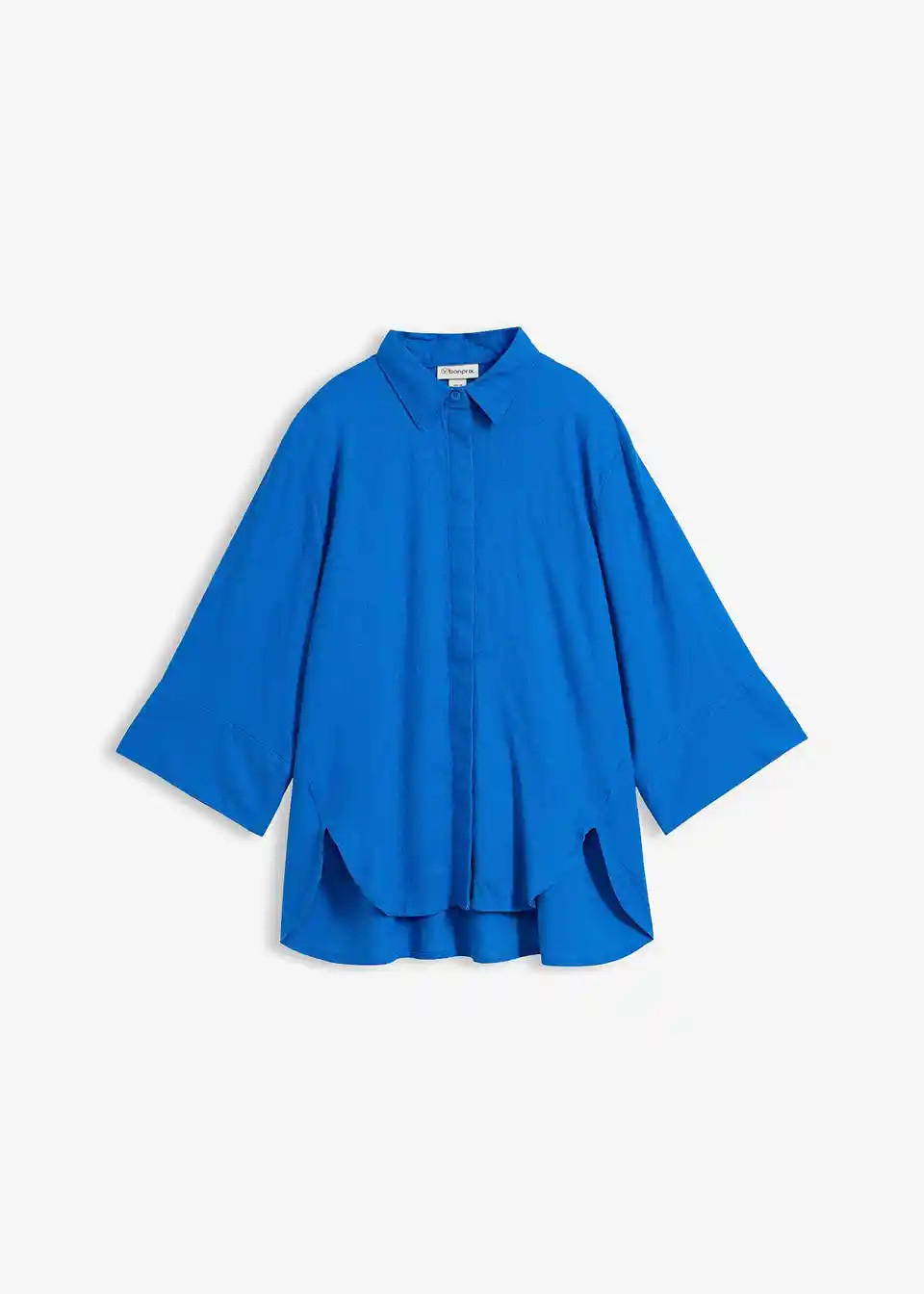 Hemdbluse aus kühlendem Leinen-Mix | Bonprix DE