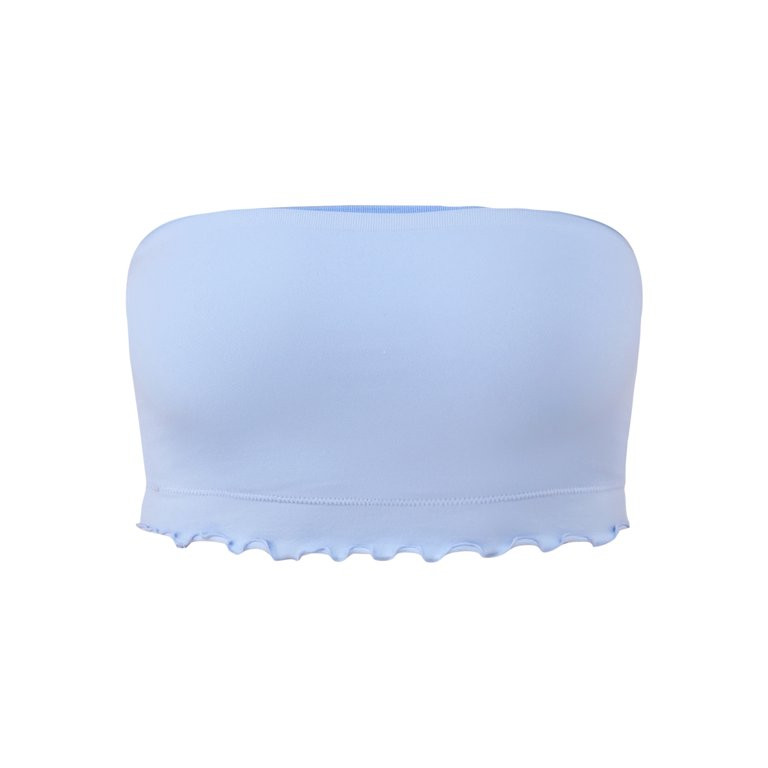 No Boundaries Women's & Women's Plus Ruffle Bandeau, Sizes S-3XL | Walmart (US)