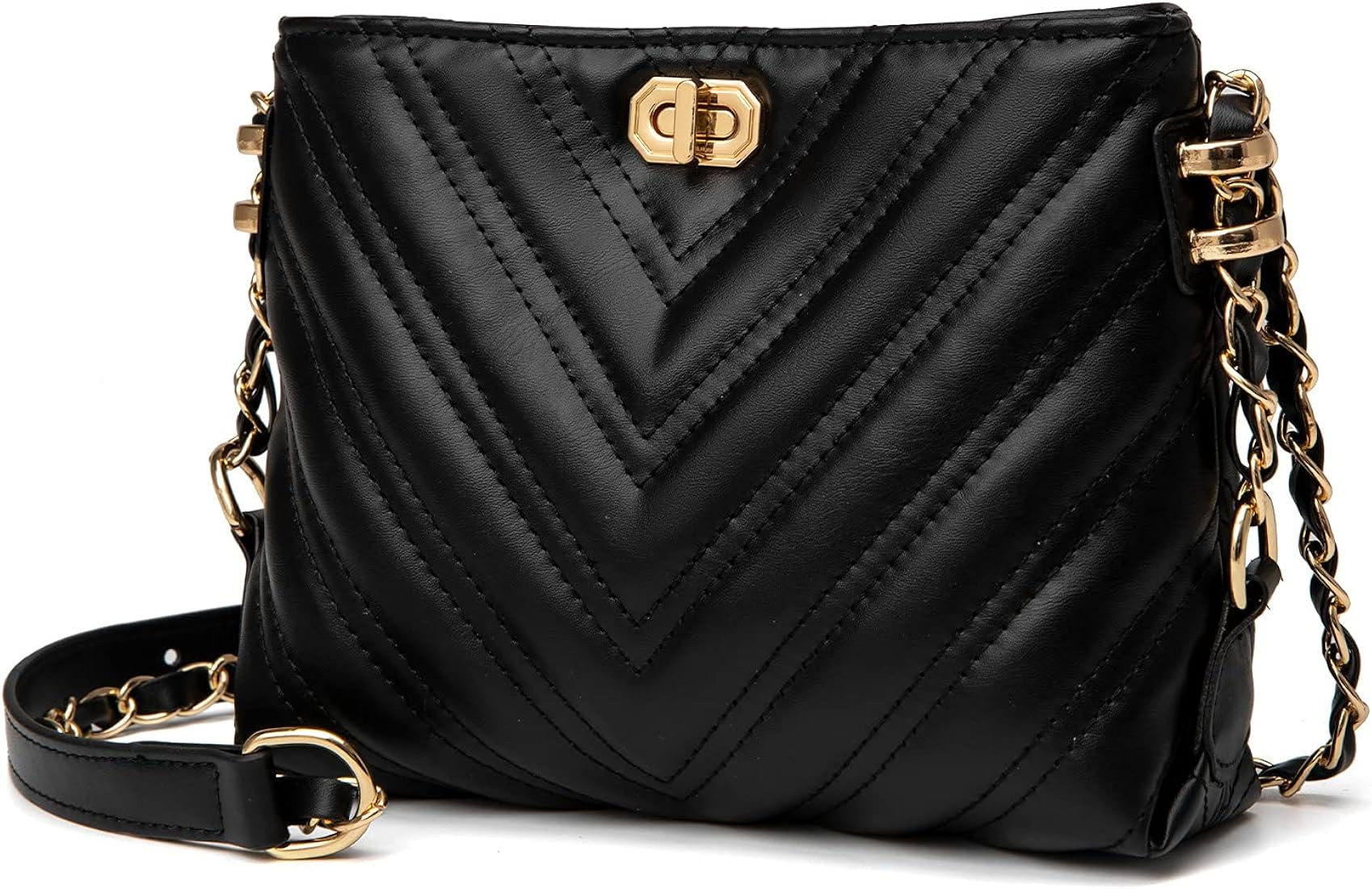 Small Crossbody Bags for Women Purses Fashion Leather Lightweight Handbags Shoulder Bag | Amazon (US)