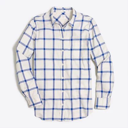 Flannel shirt in boy fit | J.Crew Factory