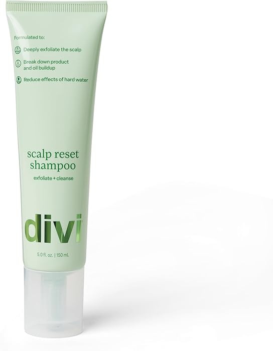 Divi Clarifying Scalp Reset Shampoo, Weekly Deep Cleansing Treatment for Product Buildup and Hard... | Amazon (US)