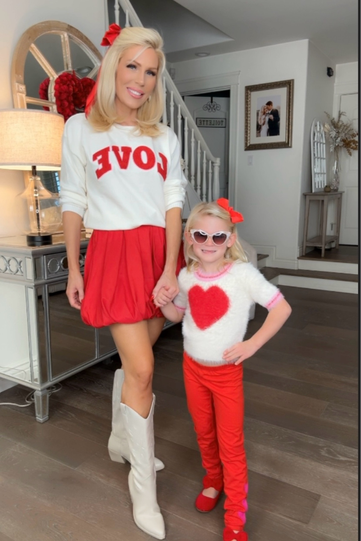 Here are all of Sky’s & my outfits for Vday! 

I’m wearing a size small in my top and xs in my skirt 

#LTKFindsUnder50 #LTKKids #LTKSeasonal