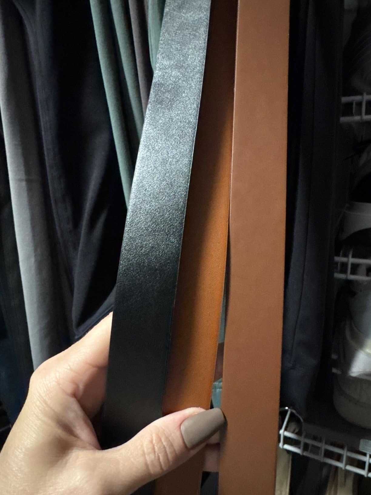 XZQTIVE 3 Pack Women Belts For Jeans Dresses Pants Ladies Leather Waist Belt with Gold Buckle | Amazon (US)