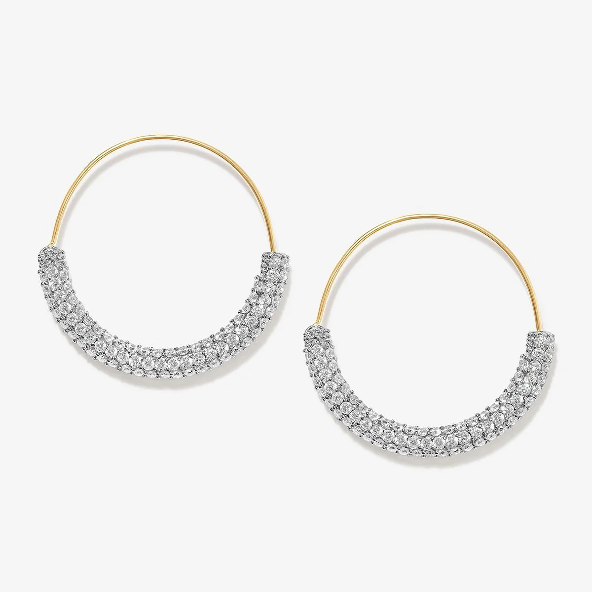 Sim hoop earrings | Adornmonde