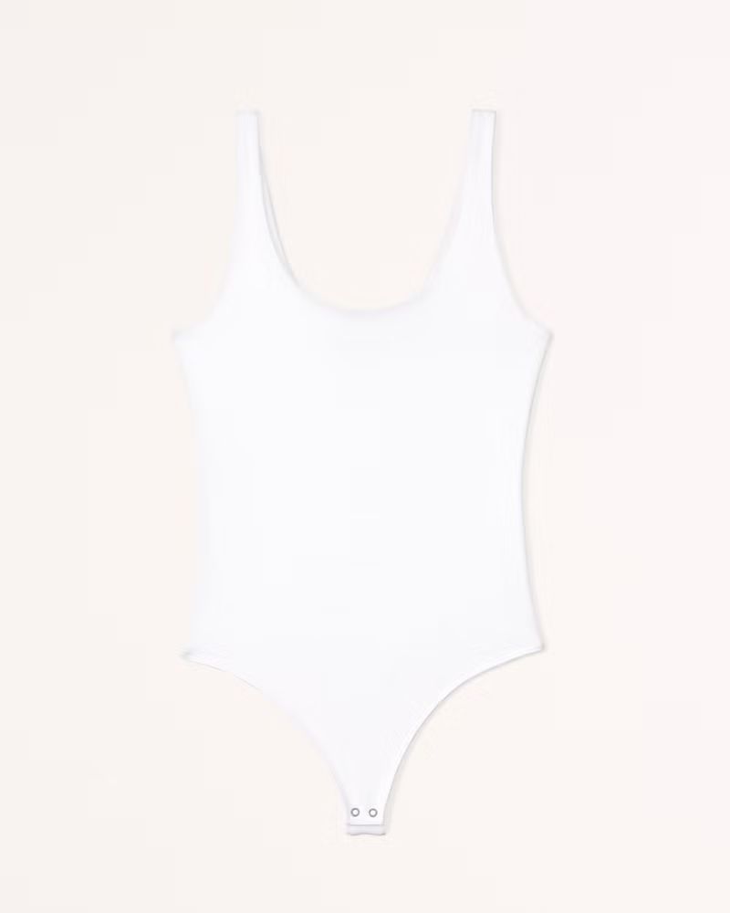 Women's Sleek Seamless Fabric Scoopneck Bodysuit | Women's Tops | Abercrombie.com | Abercrombie & Fitch (US)
