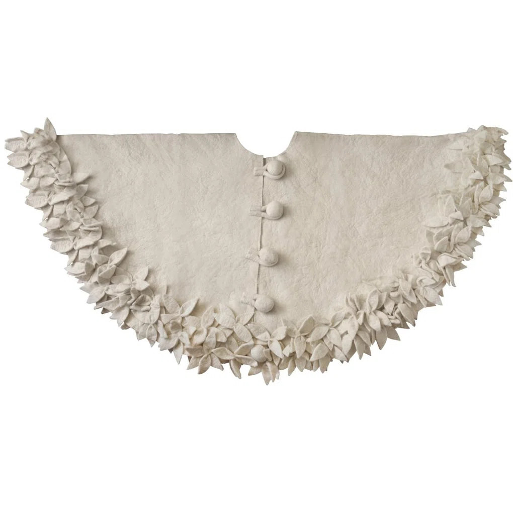 Overlapping Flowers Tree Skirt | Wayfair North America