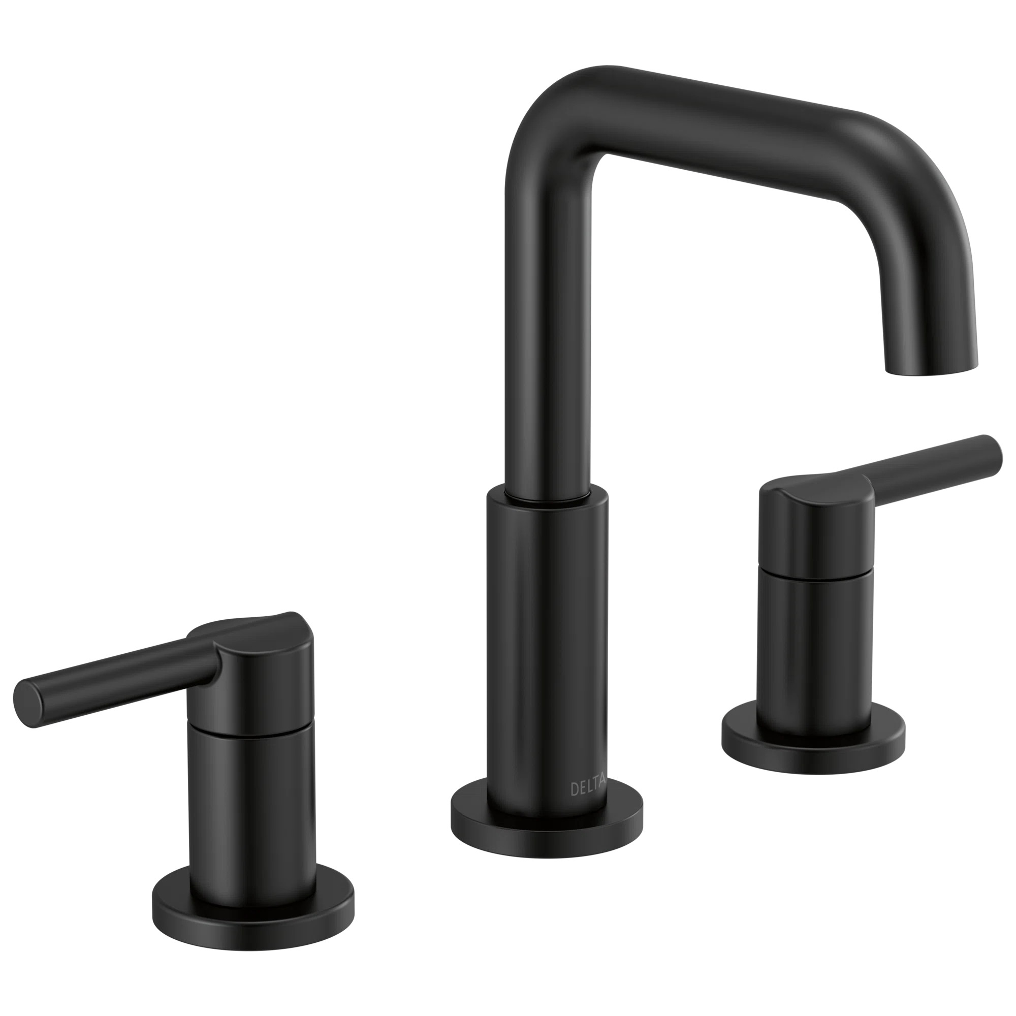 Nicoli Widespread Bathroom Faucet 3 Hole, 2-handle Bathroom Sink Faucet 35849LF-BL | Wayfair North America