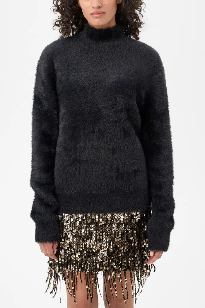 Bazaar Fuzzy Turleneck Pullover | Nordstrom