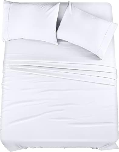 Utopia Bedding Bed Sheet Set - 4 Piece King Bedding - Soft Brushed Microfiber Fabric - Shrinkage ... | Amazon (CA)