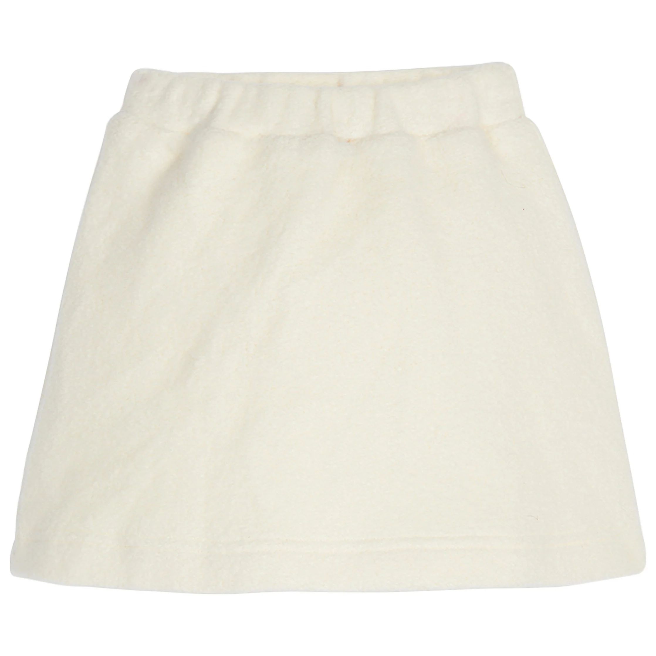 Mini Skirt - Cream Sherpa | BISBY Kids