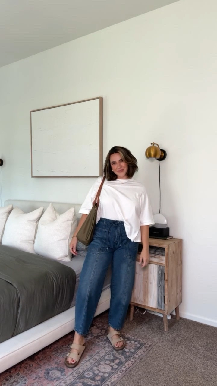 Cute & casual transitional spring outfit! This tee is amazing quality and it's amazon. My all time favorite amazon jeans too. Comes in different washes I have them all.  

Spring outfits, midsize, size 10, casual everyday outfit, amazon fashion 

#LTKMidsize #LTKSeasonal #LTKootd