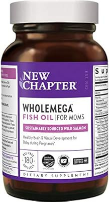 New Chapter Prenatal DHA - Wholemega for Moms Fish Oil Supplement with Omega-3 + Vitamin D3 for P... | Amazon (US)