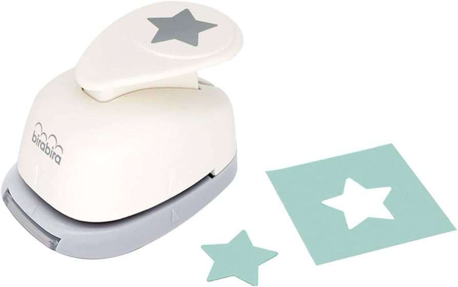 Bira Craft 1 inch Star Lever Action Craft Punch, Christmas Punch for Paper Crafting Scrapbooking | Amazon (US)