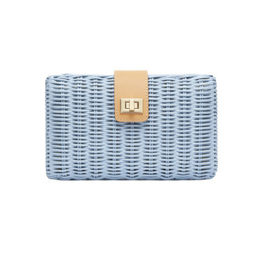 Kayu Lou Clutch, Blue | Monkee's of Mount Pleasant