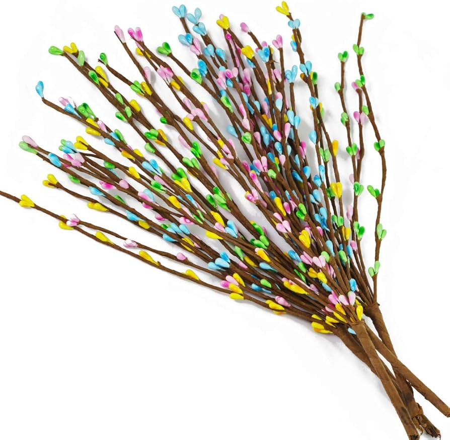 Pack of 5 Artificial Pastel Pip Berry Sprays Springtime Pip Berry Picks Stems 12.2" x 8.7" (LXW) ... | Amazon (US)