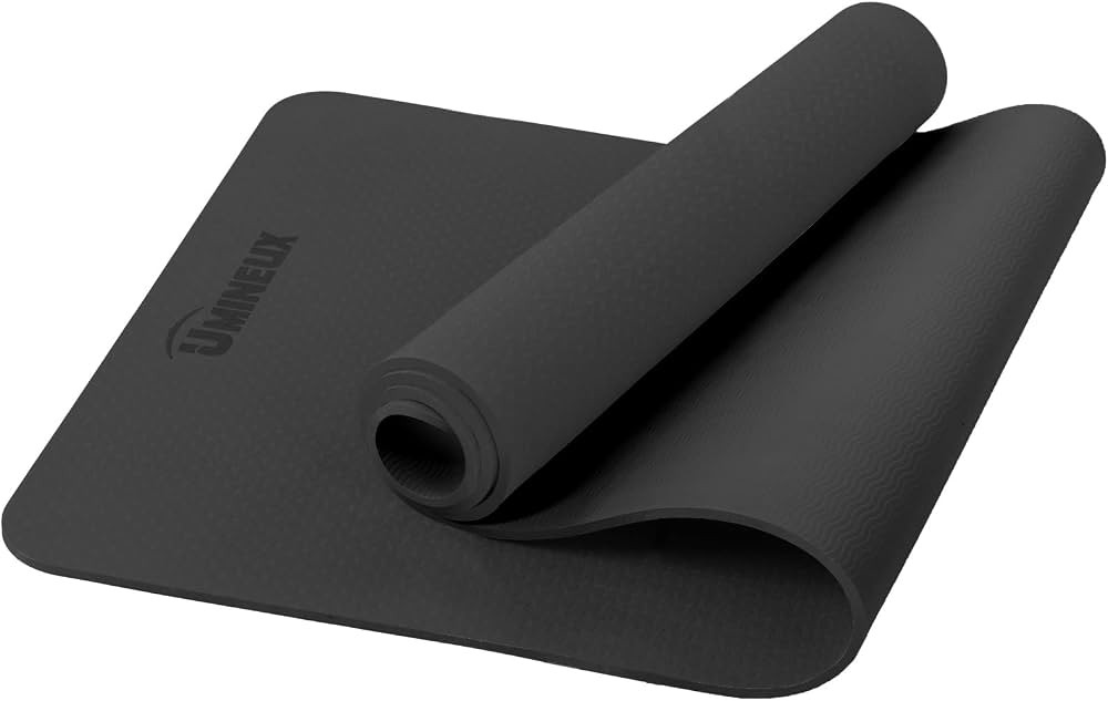 Yoga Mat Non Slip, Pilates Fitness Mats, Eco Friendly, Anti-Tear 1/4" Thick Yoga Mats for Women, ... | Amazon (US)