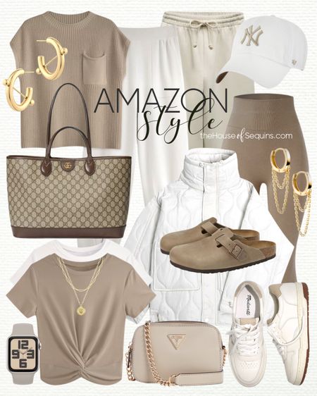 Shop these Amazon casual spring outfit and athleisure finds!  Matching sets, joggers, sweatpants, quilted jacket, leggings, crop top, Birkenstock Boston clogs, Madewell sneakers, Gucci tote bag and more! 

Follow my shop @thehouseofsequins on the @shop.LTK app to shop this post and get my exclusive app-only content!

#liketkit 
@shop.ltk
https://liketk.it/4zxmf

#LTKplussize #LTKstyletip #LTKmidsize