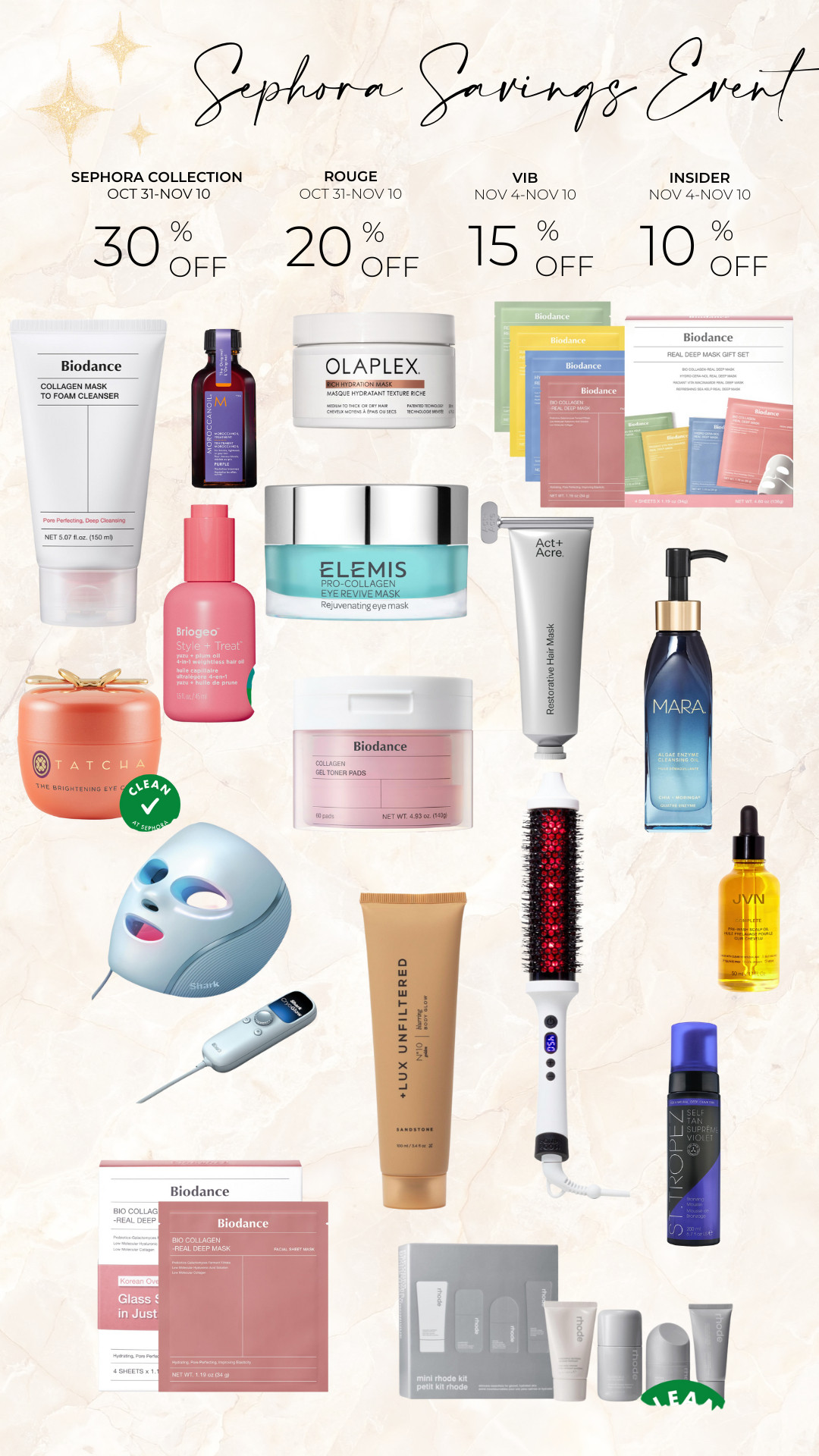 2026 brides, this one is for you!  The Sephora Sales Event is here and what better time to prioritize you and your skin/hair health than while prepping for the big day?!  Some of these would even make the perfect holiday gifts for the bride to be in your life! 

 #LTKSaleAlert #LTKBeauty #LTKWedding