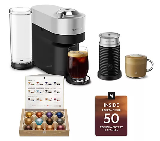 Make Your Selection: Nespresso Vertuo Pop+ Deluxe w/ Frother & Voucher | QVC