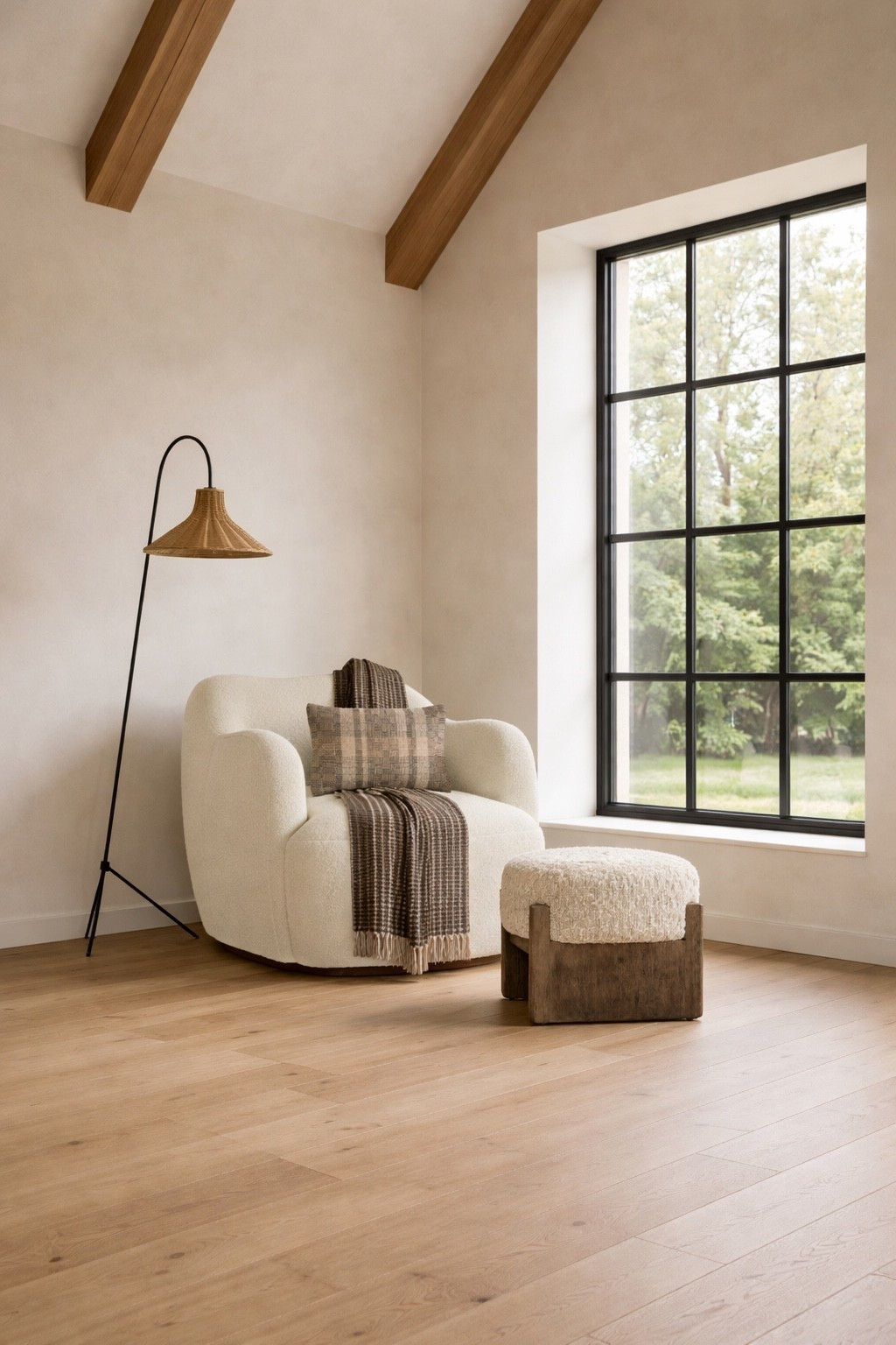 I love a cozy corner! These pieces would be beautiful in a living room, bedroom, or home office. Modern organic, neutral, and textured! 

#LTKHome