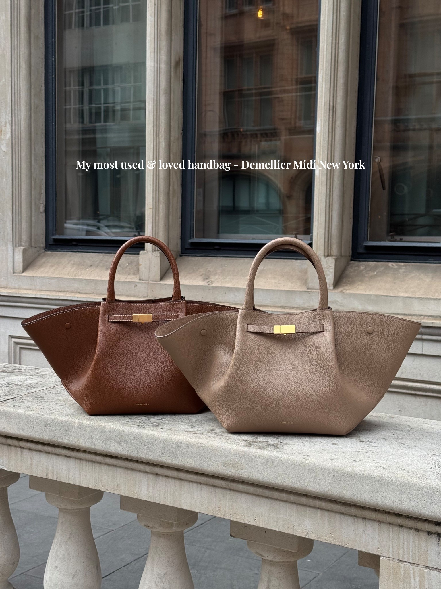 My most used & loved handbags - the Demellier midi New York. 

#LTKuk #LTKstyletip #LTKspring