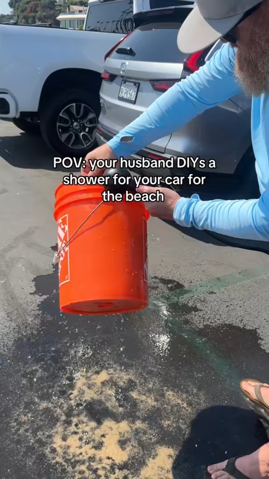 Long time no post and ok maybe not a DIY l, but my husband decided to bring a shower to the beach to rinse the kids off (all the sand on the ground is what came off of them). The water was warmish because it was in the car while we played and having the hose was nice. Everyone that walked by the car asked about it and what do you know, you can buy it on Amazon. Just put it in a tub of water and go. 


#LTKFamily #LTKTravel #LTKSeasonal