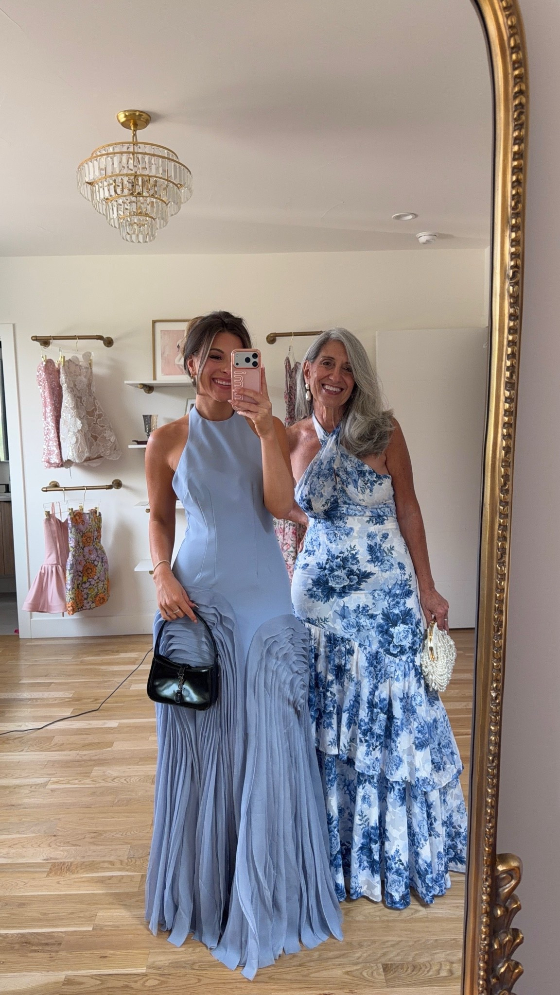 light blue halter-neck with a fitted bodice and pleated, sculptural skirt, blue and white floral halter with plunging neckline and tiered ruffle skirt mom and me formal wedding guest and mother of the bride dresses 💍

Revolve code: tulip
Electric picks: emerson20

I’m 5’4” and wearing my usual small/2 in most

mom is 5’4” and wears a medium/6

summer wedding guest dresses, wedding guest dresses, cocktail dresses, semi-formal dresses, black tie wedding guest dresses, destination wedding guest dresses, garden party dresses, wedding guest outfit ideas, mom & me outfits, mom & me dresses, matching outfits, mother daughter outfits, family photo outfits, wedding guest dresses, mother of the bride, mother of the groom, wedding guest outfit ideas

#LTKootd #LTKgrwm #LTKWedding