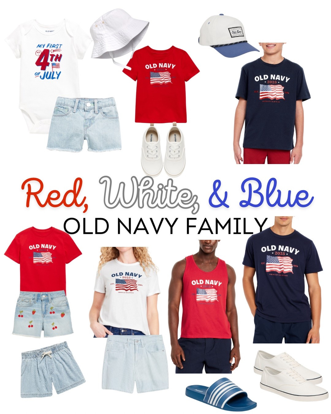 Memorial Day or Fourth of July Classic Old Navy matching Family outfits 

#LTKKids #LTKMens #LTKFamily