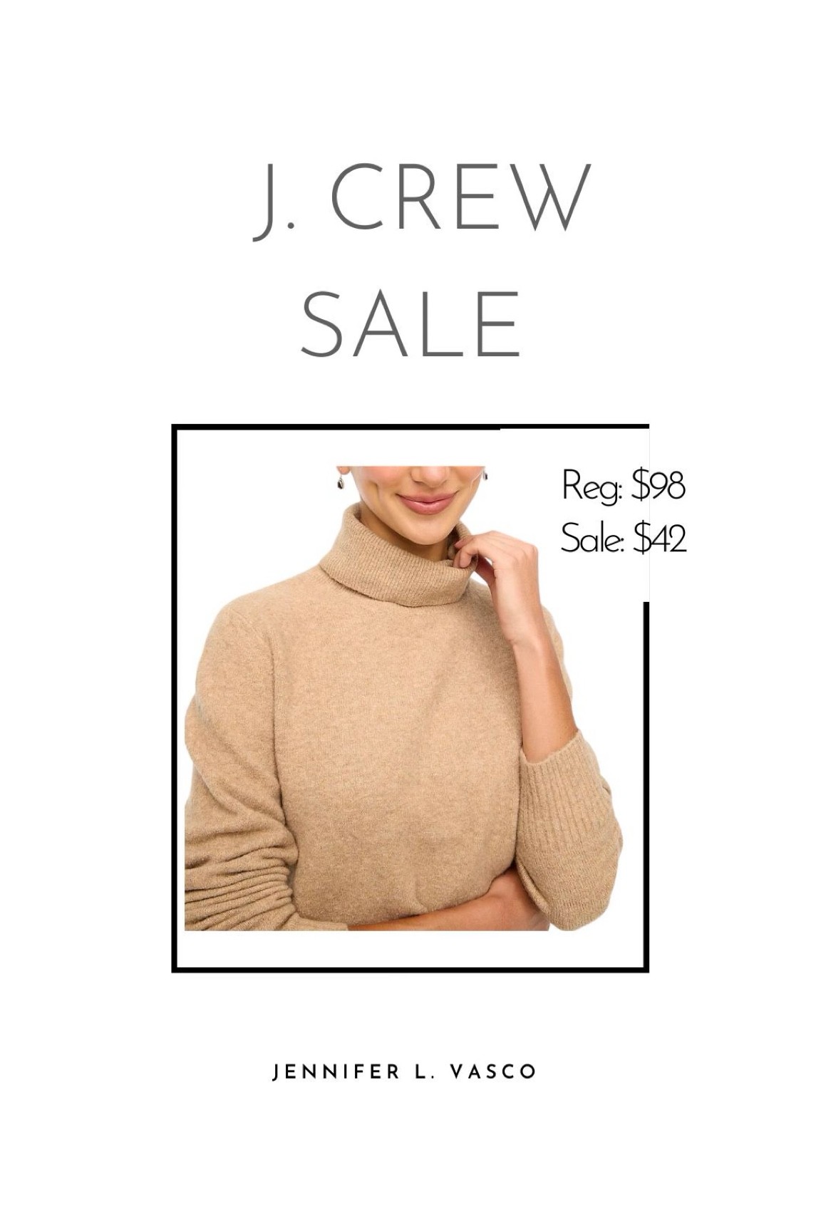Turtleneck sweater from J. Crew on sale! Use code CYBERNOW for an extra 15% off

#LTKunder50 #LTKSeasonal #LTKsalealert