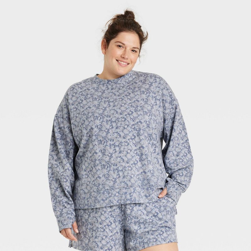 Women's French Terry Crewneck Sweatshirt - All in Motion™ | Target