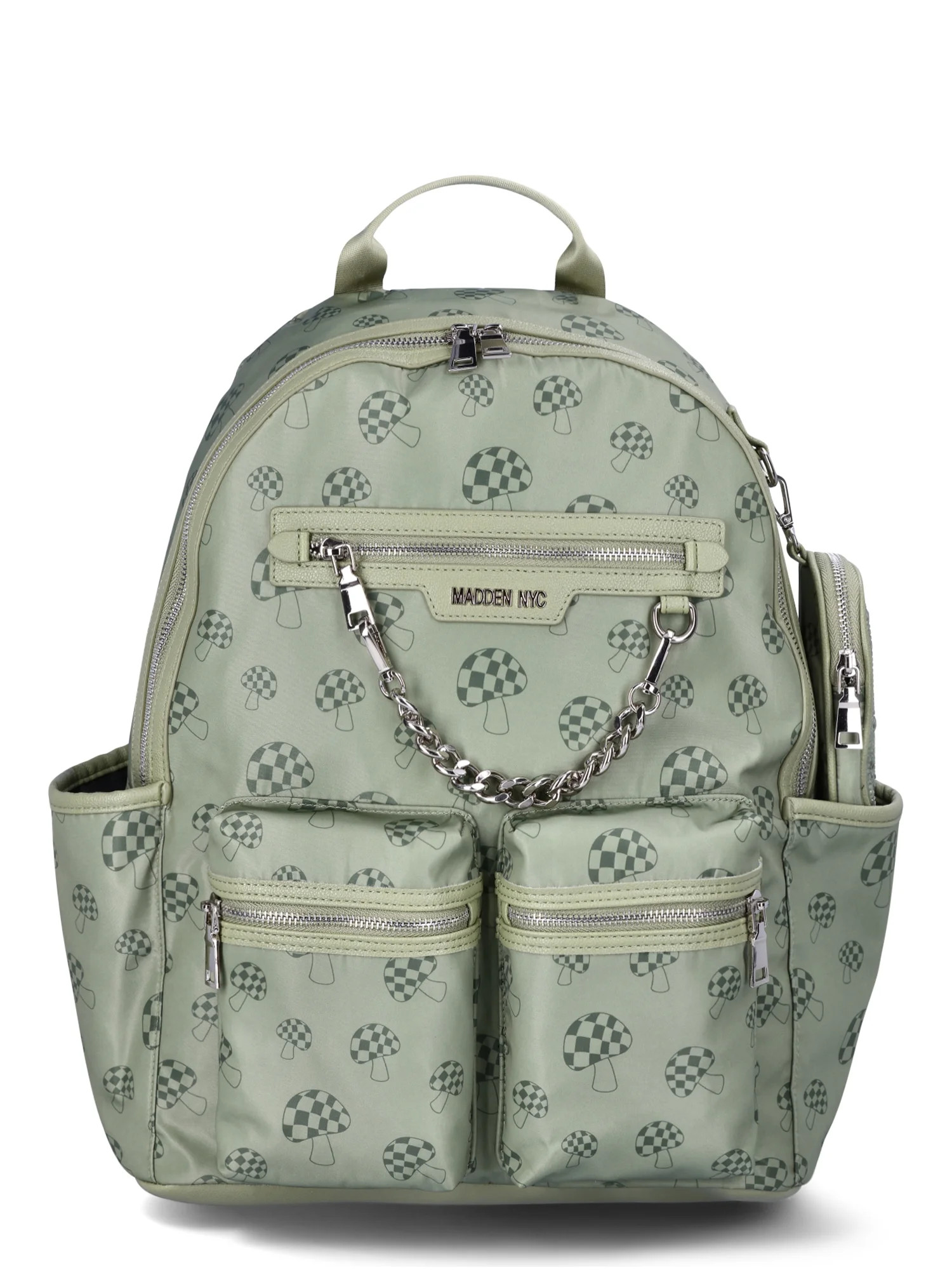 Madden NYC Women's Laptop Backpack, Olive Green/Mushroom | Walmart (US)