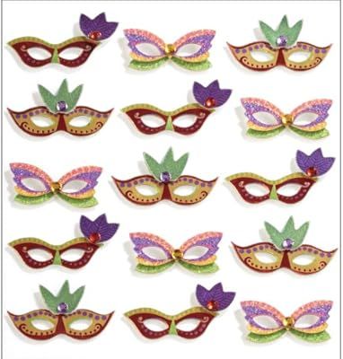 Jolee's Boutique 0015586928907 (Jolly Boutique) Mardi GRAS Masks Repeats 50-21186, Other | Amazon (US)