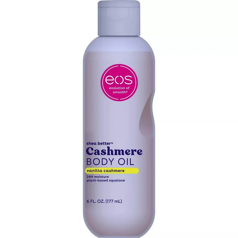 eos Shea Better Vanilla Cashmere Body Oil, Skin Nourishing Lightweight Silky Finish, 6 fl oz | Walmart (US)