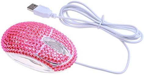 Eco-Fused USB Optical Computer Mouse with Crystal Bling Rhinestone Design with Retail Packaging (... | Amazon (US)