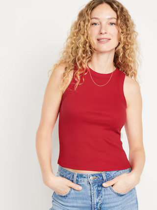 Snug Crop Tank Top | Old Navy (US)