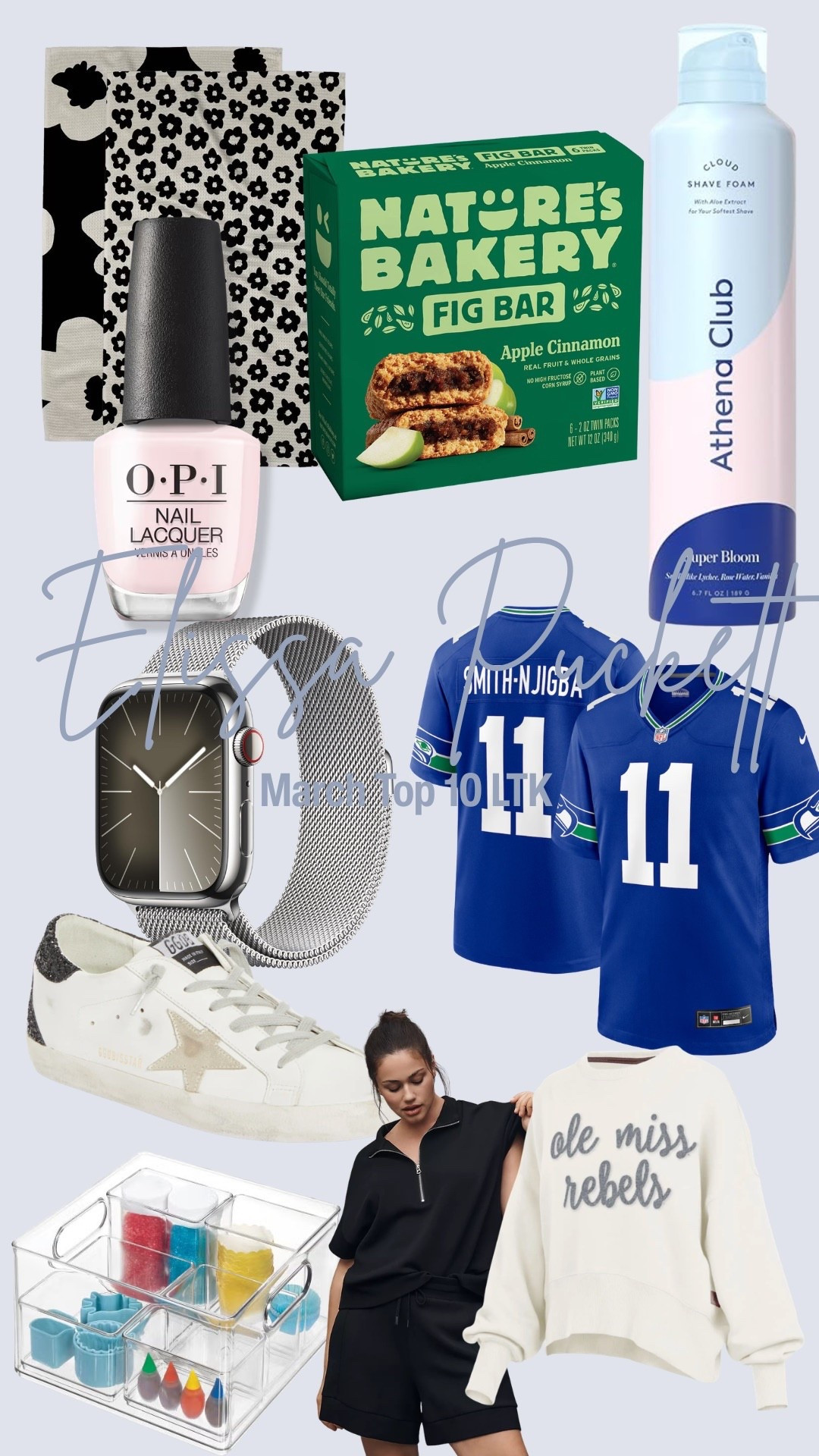 March Top 10 Recap 🏆
The items you guys loved most this month! It was such an interesting blend of:
• ✨ My signature spring nail color
• 🏠 Fresh home organization & the prettiest dishtowels
• 👟 Golden Goose favorites
• 💙 ❤️ Seahawks + Ole Miss gear (the best of both worlds!) 

#LTKstyletip #GoldenGoose #MarchFavorites #SpringHome #OleMissRebels #Seahawks #HottyToddy #GoHawks #NailInspo #SpringRefresh



#LTKBeauty #LTKHome #LTKSeasonal
