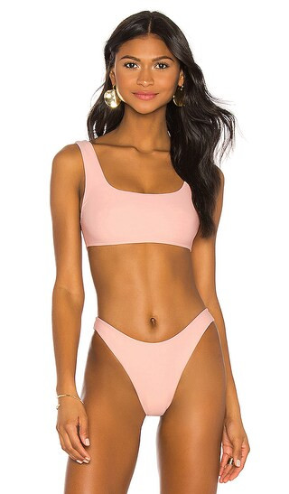 Alexa Bikini Top in Blush | Revolve Clothing (Global)