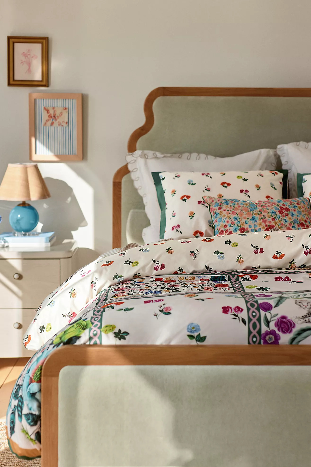Maeve by Anthropologie Cotton Printed Duvet Cover | Anthropologie (US)