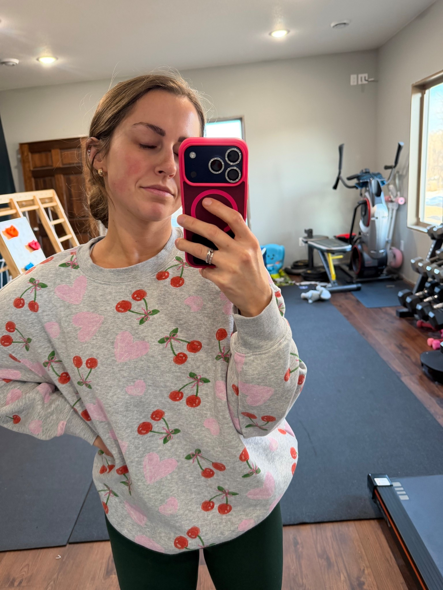 The cutest top & leggings to match 🍒💚

#LTKootd #LTKActive #LTKmomlife