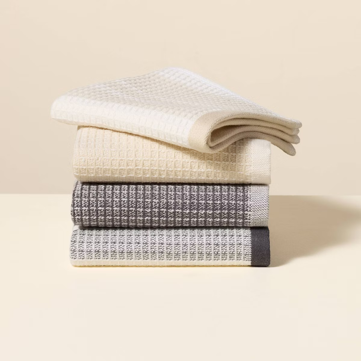 Set of 4 Waffle Dishcloths - Hearth & Hand™ with Magnolia | Target