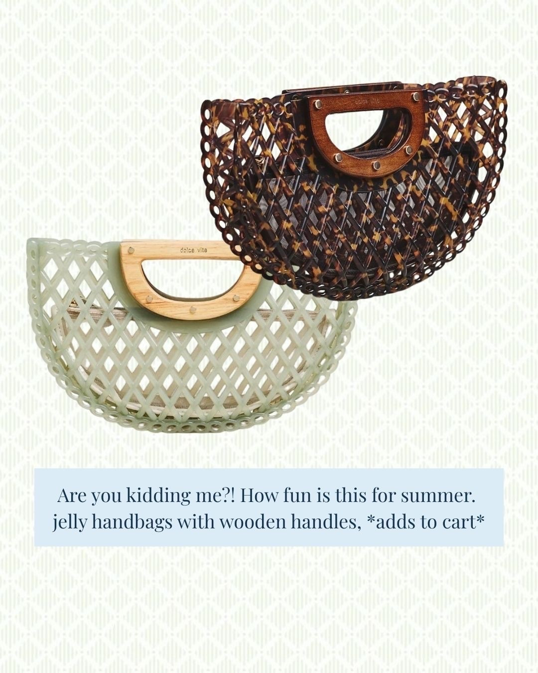 These are 😍😍 love these statement purses for summer, they come in a few colors!